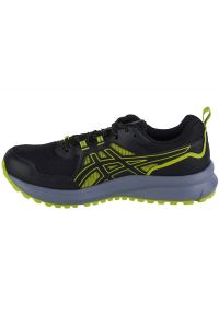 Buty do biegania Asics Trail Scout 3 M 1011B700-001 czarne. Zapięcie: sznurówki. Kolor: czarny. Materiał: syntetyk, guma, materiał. Szerokość cholewki: normalna