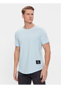 Calvin Klein Jeans T-Shirt J30J323482 Niebieski Regular Fit. Kolor: niebieski. Materiał: bawełna