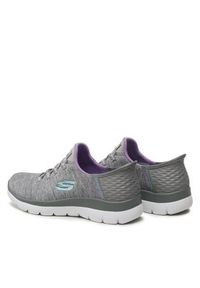 skechers - Skechers Sneakersy Dazzling Haze 149937/GYMT Szary. Kolor: szary. Materiał: materiał #5