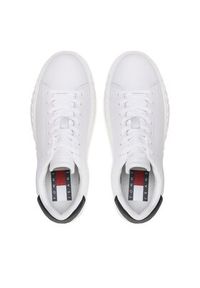 Tommy Jeans Sneakersy Leather Outsole EM0EM01159 Biały. Kolor: biały. Materiał: skóra #5