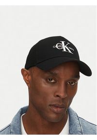 Calvin Klein Jeans Czapka z daszkiem Monologo LV04G5065G Czarny. Kolor: czarny. Materiał: bawełna #3