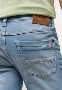 Męskie Spodnie Jeansowe Mustang Style Washington Straight Denim Blue 1014877 5000 313 #6