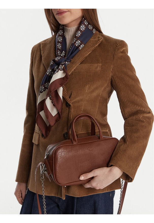 Weekend Max Mara Torebka Tundra 2525516095600 Brązowy. Kolor: brązowy. Materiał: skórzane