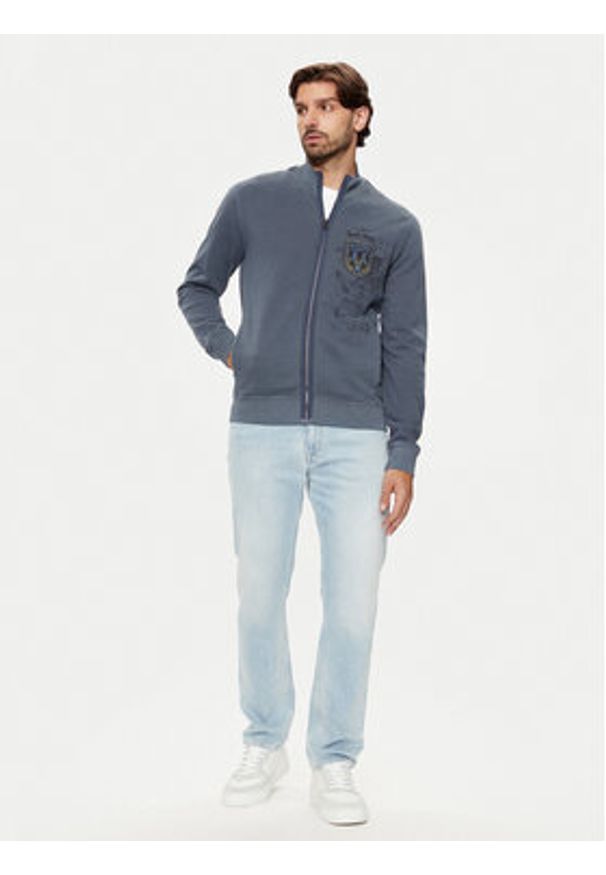 Aeronautica Militare Bluza 242FE1926F560 Niebieski Regular Fit. Kolor: niebieski. Materiał: bawełna