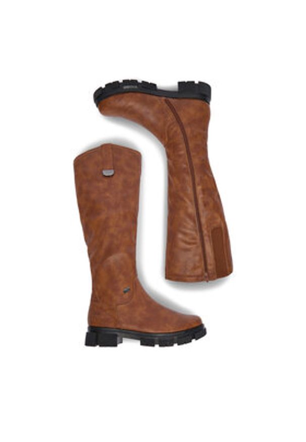 Rieker Kozaki CEO-Y7190-24 Brązowy. Kolor: brązowy. Materiał: syntetyk, materiał