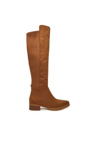 MICHAEL Michael Kors Muszkieterki Lex 40F5LXMB5S Brązowy. Kolor: brązowy. Materiał: materiał #1