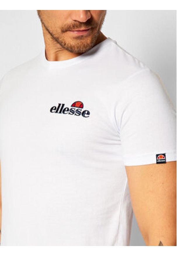 Ellesse T-Shirt Voodoo SHB06835 Biały Regular Fit. Kolor: biały. Materiał: bawełna