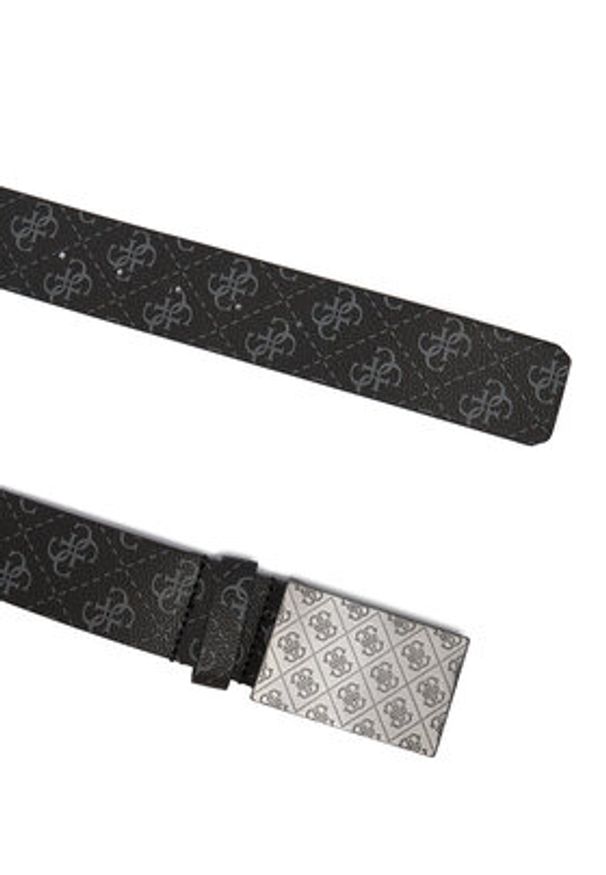 Guess Pasek Męski BM7850 P5440 Czarny. Kolor: czarny. Materiał: skóra