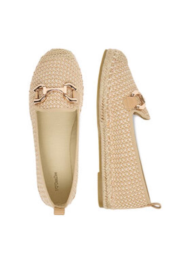 DeeZee Espadryle JSZ0325-1 Beżowy. Kolor: beżowy