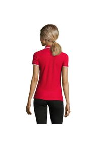 SOL'S - Koszulka Polo Treningowa Dla Kobiet. Typ kołnierza: polo. Kolor: czerwony