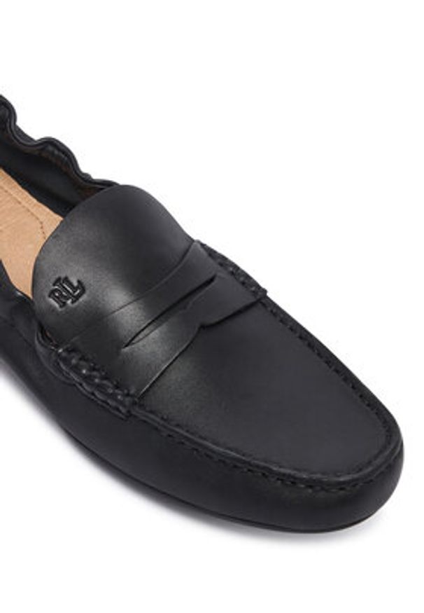 Lauren Ralph Lauren - LAUREN RALPH LAUREN Mokasyny Wynnie 802P15834002 Czarny. Kolor: czarny. Materiał: skóra