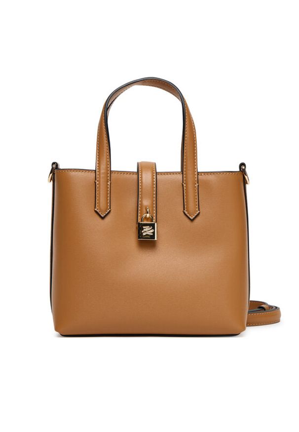Karl Lagerfeld - KARL LAGERFELD Torebka A3W30151 Brązowy. Kolor: brązowy. Materiał: skórzane