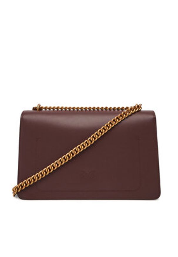 Pinko - PINKO Torebka Love One Classic Dc Al 25-26 PLTT 100941 A0F1 Brązowy. Kolor: brązowy. Materiał: skórzane