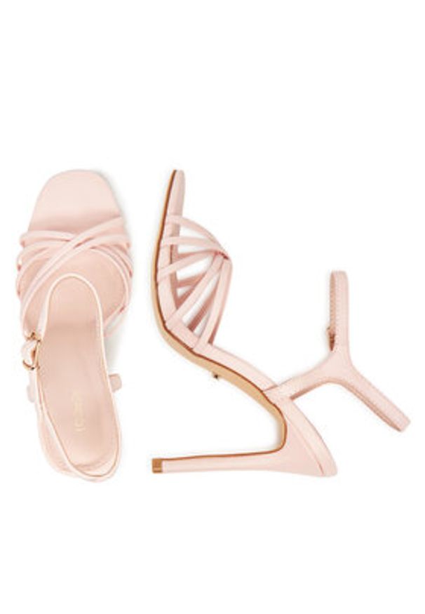 DeeZee Sandały LWLY126-4 Różowy. Kolor: różowy. Materiał: materiał