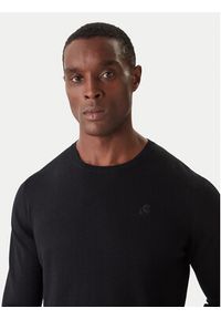 Karl Lagerfeld - KARL LAGERFELD Sweter 655000 554399 Czarny Slim Fit. Typ kołnierza: dekolt w karo. Kolor: czarny. Materiał: wełna #4