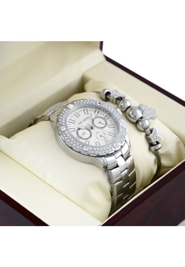 Zegarek Paul Lorens Zestaw prezentowy damski zegarek NAOMI + bransoletka Pacific