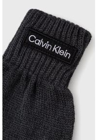 Calvin Klein - Rękawiczki. Kolor: szary #2