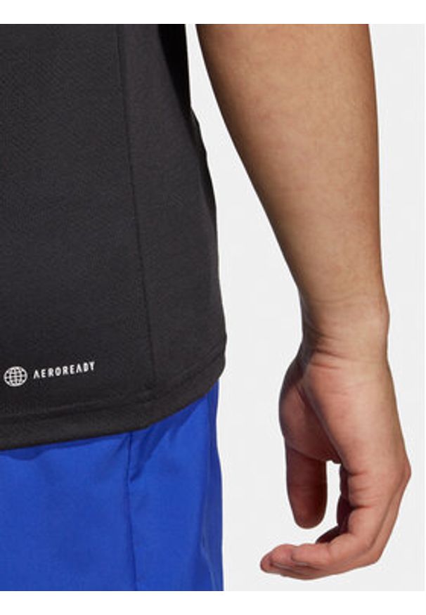 Adidas - adidas Koszulka techniczna Train Essentials IC7421 Czarny Regular Fit. Kolor: czarny. Materiał: syntetyk