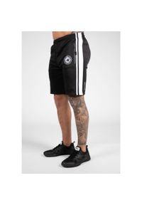 GORILLA WEAR - Spodenki fitness męskie Gorilla Wear Stratford Track Shorts. Kolor: czarny. Sport: fitness