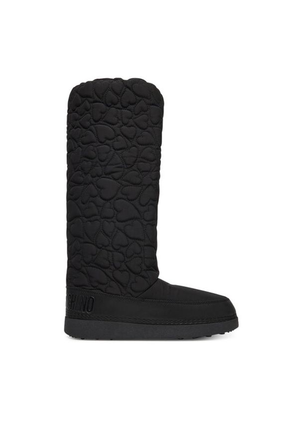 Love Moschino - LOVE MOSCHINO Śniegowce JA26032G1NISE00B Czarny. Kolor: czarny. Materiał: materiał