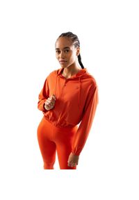 SIROKO - Damska krótka ultralekka treningowa kurtka wiatrówka Fitness Siroko Biscayne. Kolor: czerwony. Materiał: materiał. Długość: krótkie. Sport: fitness