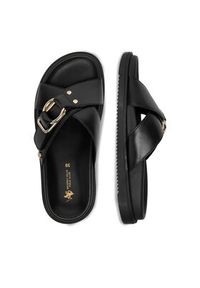 Beverly Hills Polo Club Klapki EO-WI16-SERDINIA-05 Czarny. Kolor: czarny. Materiał: skóra #9