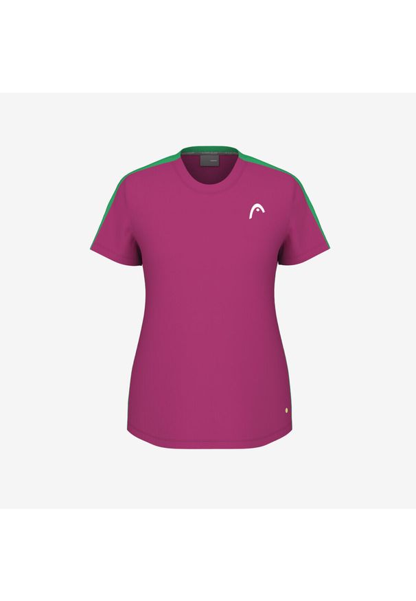 Head - T-Shirt damski TIE-BREAK. Kolor: różowy. Sport: tenis