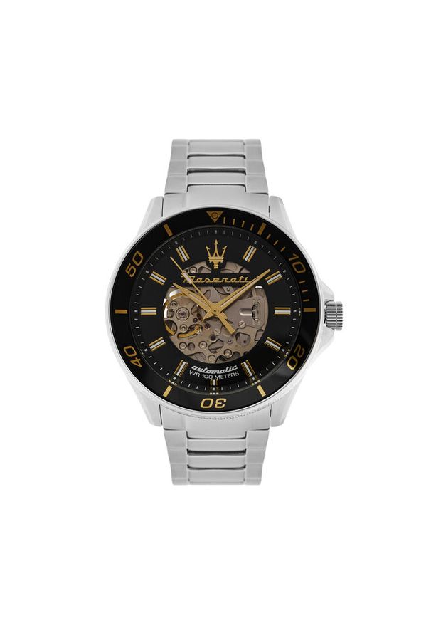 Zegarek Maserati. Kolor: srebrny