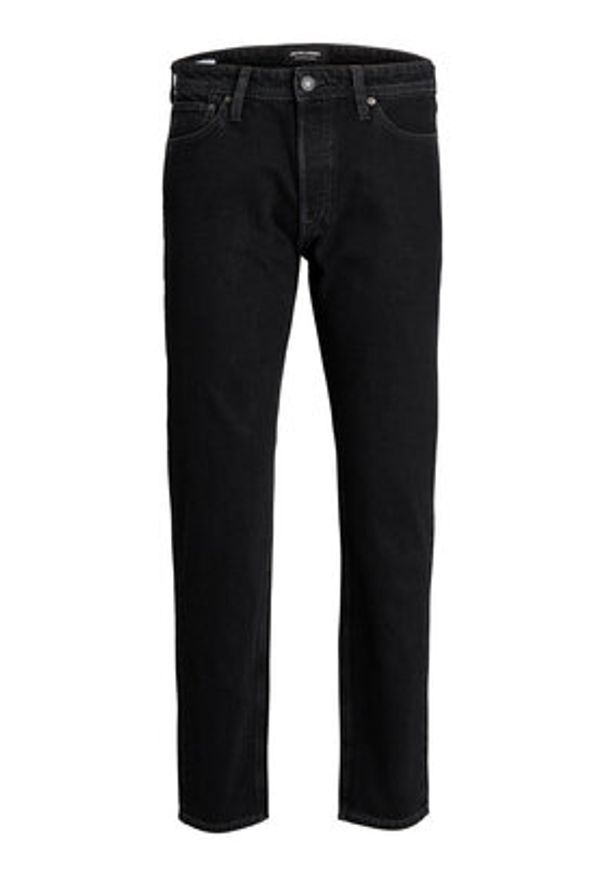 Jack & Jones Jeansy Chris 12168656 Czarny Relaxed Fit. Kolor: czarny