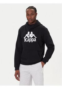 Kappa Bluza Malmo 3 341M43W Czarny Regular Fit. Kolor: czarny. Materiał: bawełna