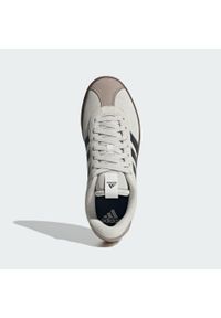 Adidas - Buty VL Court 3.0. Kolor: szary. Materiał: skóra