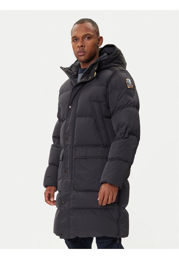 Parajumpers Kurtka puchowa Long Bear 25WMPMPUHF04 Czarny Regular Fit. Kolor: czarny. Materiał: syntetyk. Sezon: zima