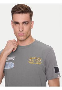 Replay T-Shirt M6928 .000.23608P Szary Regular Fit. Kolor: szary. Materiał: bawełna #5