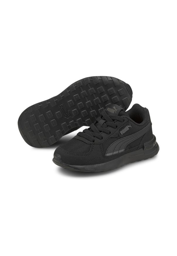 Puma - Dziecięce buty sportowe Graviton AC PUMA Black Dark Shadow Gray. Okazja: na co dzień. Kolor: czarny, szary, wielokolorowy. Sport: bieganie