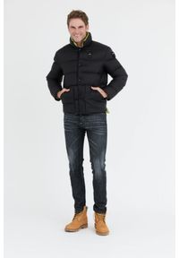 Blauer USA - BLAUER Czarna puchowa kurtka męska FLETCHER, Rozmiar XXL. Kolor: czarny. Materiał: puch #4