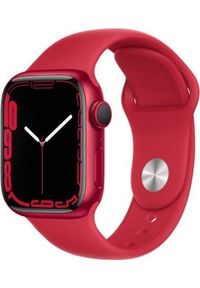 APPLE - Smartwatch Apple Watch 7 GPS 45mm Czerwony (MKN93WB/A). Rodzaj zegarka: smartwatch. Kolor: czerwony