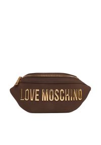 Love Moschino - LOVE MOSCHINO Saszetka nerka JC4195PP1NKD0301 Brązowy. Kolor: brązowy. Materiał: materiał