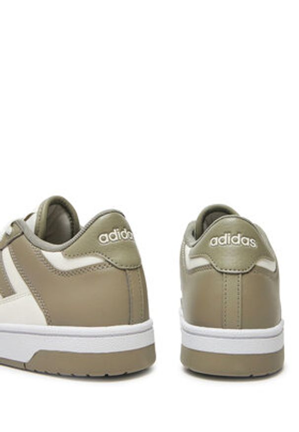 Adidas - adidas Sneakersy Rapid Court Low JR0165 Zielony. Kolor: zielony. Materiał: skóra