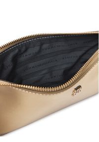 TOMMY HILFIGER - Tommy Hilfiger Torebka Th Icon Chain Shoulder Pouch Met AW0AW18219 Złoty. Kolor: złoty. Materiał: skórzane #4