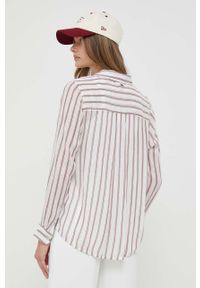 Pepe Jeans koszula Gali damska kolor biały regular z kołnierzykiem klasycznym. Typ kołnierza: kołnierzyk klasyczny. Kolor: biały. Materiał: tkanina. Długość: długie. Styl: klasyczny #5
