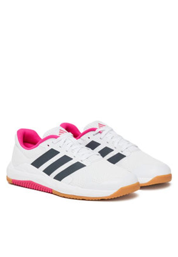 Adidas - adidas Buty na siłownię Dropset Base JS3164 Biały. Kolor: biały. Materiał: materiał. Sport: fitness