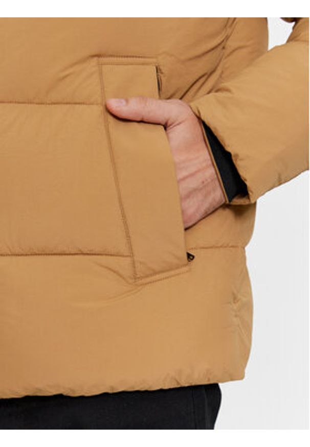 Calvin Klein Kurtka zimowa Crinkle K10K110336 Khaki Regular Fit. Kolor: brązowy. Materiał: syntetyk. Sezon: zima