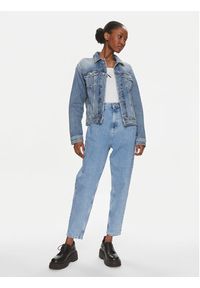 Tommy Jeans Kurtka jeansowa DW0DW16994 Niebieski Regular Fit. Kolor: niebieski. Materiał: bawełna #7
