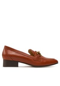 Loafersy Gino Rossi. Kolor: czerwony