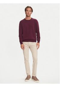 United Colors of Benetton - United Colors Of Benetton Sweter 10CVU1N60 Fioletowy Regular Fit. Kolor: fioletowy. Materiał: bawełna #4