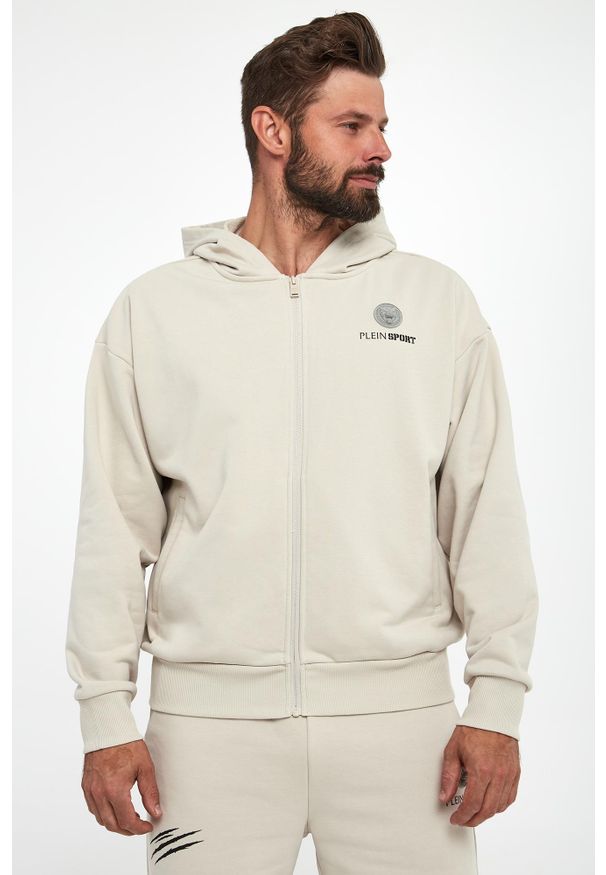 Plein Sport - Bluza męska z kapturem PLEIN SPORT. Typ kołnierza: kaptur. Styl: sportowy
