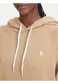 Polo Ralph Lauren Bluza 211971691504 Beżowy ciemny Regular Fit. Typ kołnierza: polo. Kolor: beżowy. Materiał: bawełna #5