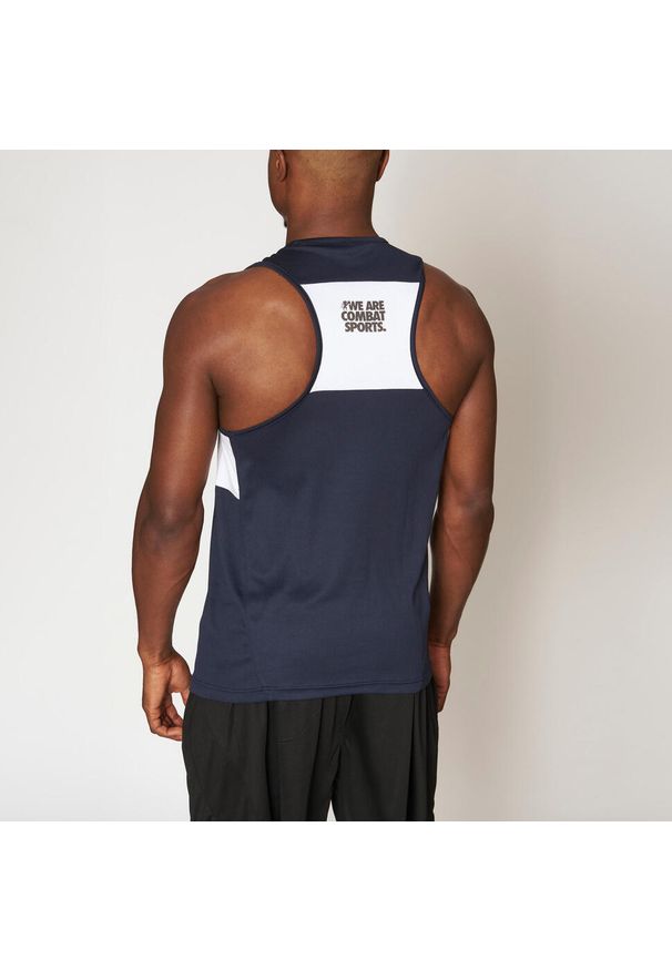 Tank top treningowy LEONE 1947 Shock Boxing. Kolor: niebieski