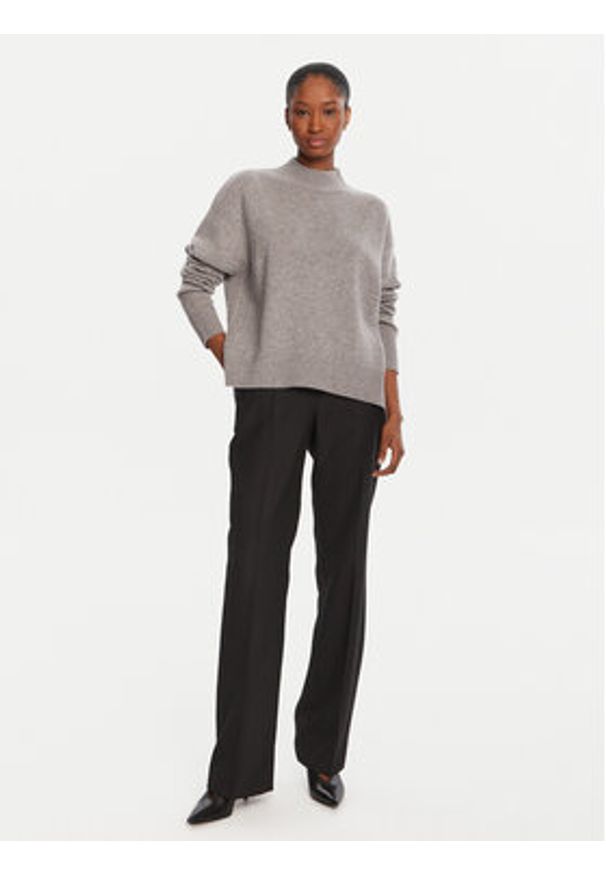 KAOS Golf Donna RI1KT001 0M07 Szary Regular Fit. Typ kołnierza: golf. Kolor: szary. Materiał: wełna