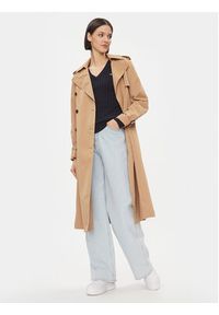 GANT - Gant Sweter 4800101 Granatowy Slim Fit. Kolor: niebieski. Materiał: bawełna #2